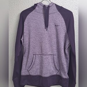Nike Purple Heather Pullover Hoodie    Size L